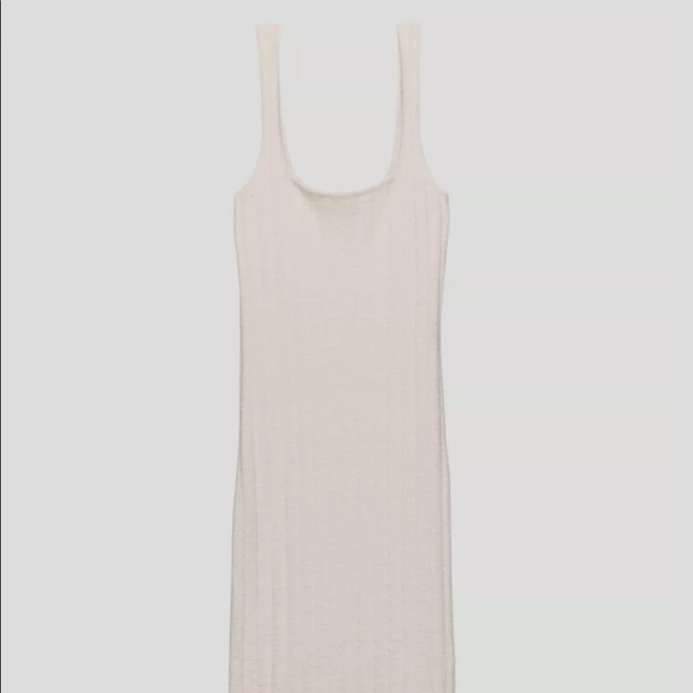 COPY - TWO PIECE SET Aritzia Wilfred Free Hush Knit Tank Dress WITH Cardigan Se… - Picture 8 of 16